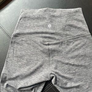 lululemon athletica light soft Gray Leggings Small XS 4